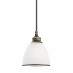 Sea Gull Laurel Leaf 1-LT Mini-Pendant - Estate Bronze - 61350-708