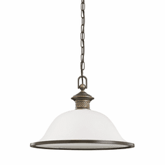 Sea Gull Laurel Leaf 1-LT Pendant - Estate Bronze - 65350EN3-708