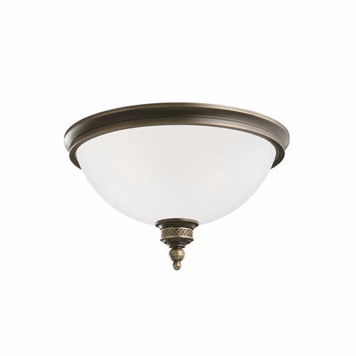 Sea Gull Laurel Leaf 2-LT Ceiling Flush Mount - Estate Bronze - 75350EN3-708