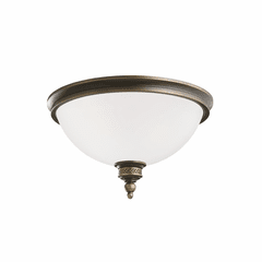 Sea Gull Laurel Leaf 2-LT Ceiling Flush Mount - Estate Bronze - 75350EN3-708 Sea Gull Laurel Leaf 2-LT Ceiling Flush Mount - Estate Bronze - 75350EN3-708