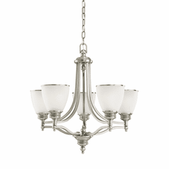 Sea Gull Laurel Leaf 5-LT Chandelier - Antique Brushed Nickel - 31350EN3-965 Sea Gull Laurel Leaf 5-LT Chandelier - Antique Brushed Nickel - 31350EN3-965