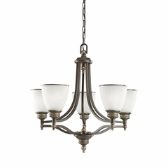 Sea Gull Laurel Leaf 5-LT Chandelier - Estate Bronze - 31350-708 Sea Gull Laurel Leaf 5-LT Chandelier - Estate Bronze - 31350-708