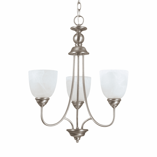 Sea Gull Lemont 3-LT Chandelier - Antique Brushed Nickel - 31316-965