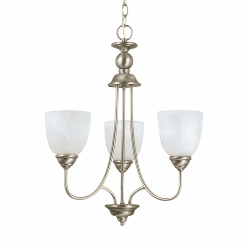 Sea Gull Lemont 3-LT Chandelier - Antique Brushed Nickel - 31316EN3-965