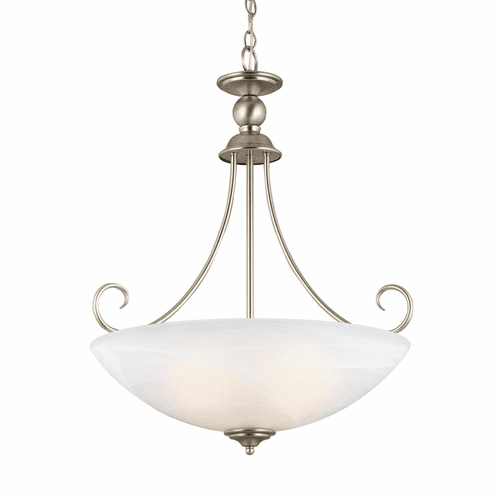 Sea Gull Lemont 3-LT Pendant - Antique Brushed Nickel - 66316EN3-965