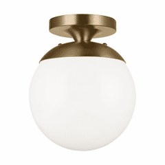Sea Gull Leo 1-LT Wall/Ceiling Semi-Flush Mount - Bronze - 7518-848