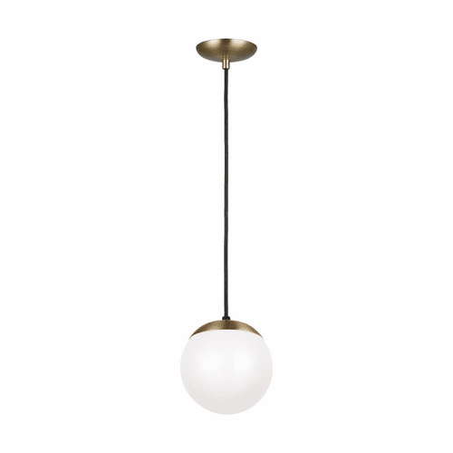 Sea Gull Leo - Hanging Globe 1-LT Pendant - Satin Bronze - 6018-848