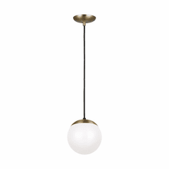 Sea Gull Leo - Hanging Globe 1-LT Pendant - Satin Bronze - 6018-848