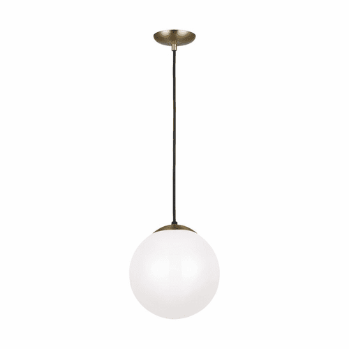 Sea Gull Leo - Hanging Globe 1-LT Pendant - Satin Bronze - 6020-848