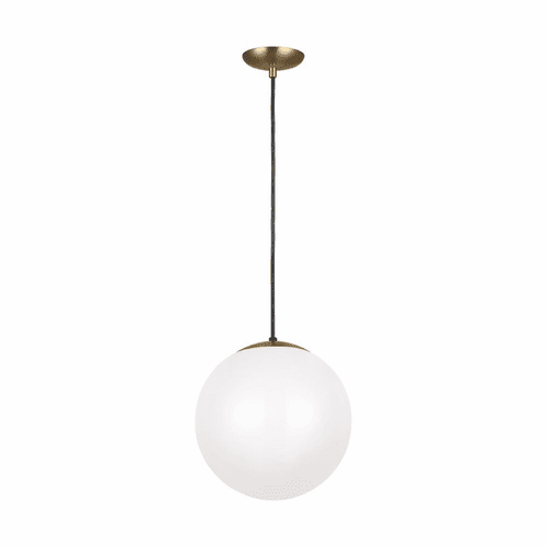 Sea Gull Leo - Hanging Globe 1-LT Pendant - Satin Bronze - 6024-848