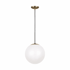 Sea Gull Leo - Hanging Globe 1-LT Pendant - Satin Bronze - 6024-848