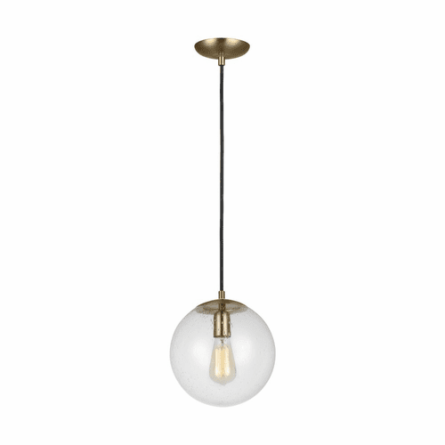 Sea Gull Leo - Hanging Globe 1-LT Pendant - Satin Bronze - 6601801-848