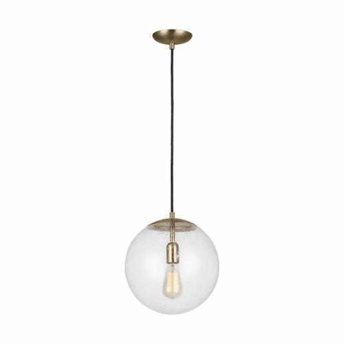 Sea Gull Leo - Hanging Globe 1-LT Pendant - Satin Bronze - 6701801-848