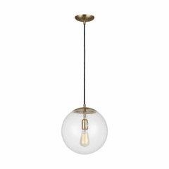 Sea Gull Leo - Hanging Globe 1-LT Pendant - Satin Bronze - 6701801-848 Sea Gull Leo - Hanging Globe 1-LT Pendant - Satin Bronze - 6701801-848
