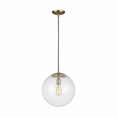 Sea Gull Leo - Hanging Globe 1-LT Pendant - Satin Bronze - 6801801-848