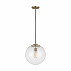 Sea Gull Leo - Hanging Globe 1-LT Pendant - Satin Bronze - 6801801-848