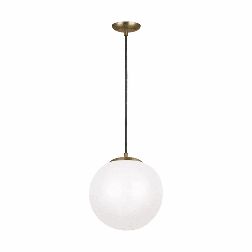 Sea Gull Leo - Hanging Globe Extra Large LED Pendant - Satin Bronze - 602493S-848
