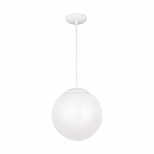 Sea Gull Leo - Hanging Globe Extra Large LED Pendant - White - 602493S-15
