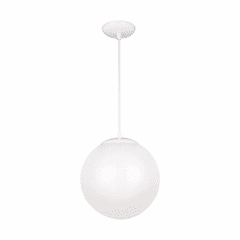 Sea Gull Leo - Hanging Globe Extra Large LED Pendant - White - 602493S-15