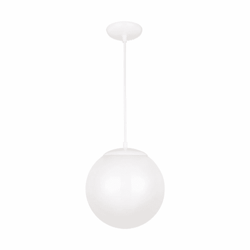 Sea Gull Leo - Hanging Globe Large LED Pendant - White - 602293S-15