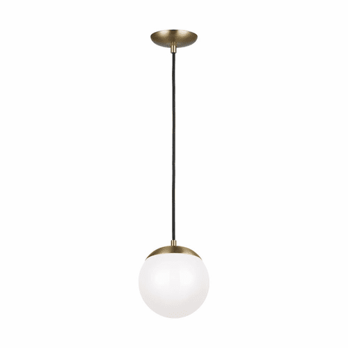 Sea Gull Leo - Hanging Globe Small LED Pendant - Satin Bronze - 601893S-848