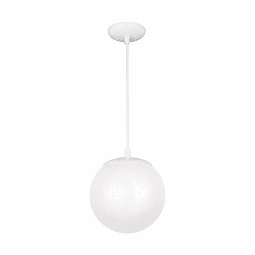 Sea Gull Leo - Hanging Globe Small LED Pendant - White - 601893S-15