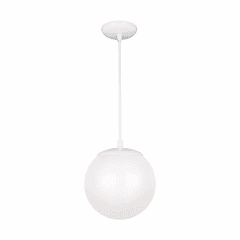 Sea Gull Leo - Hanging Globe Small LED Pendant - White - 601893S-15