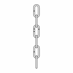 Sea Gull Link And Loop In Black - 9122-12