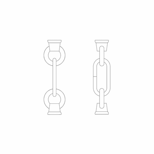 Sea Gull Link and Loop Replacement Chain - Blacksmith - 9122-839