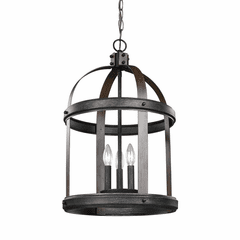 Sea Gull Lonoke Medium 3-LT Hall/Foyer Light - Stardust  - 5240703EN-846