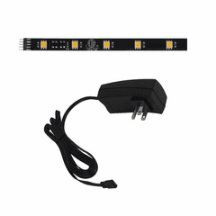 Sea Gull Lx 12V 2700K 1' LED Tape Light Kit Black Finish - 98686SW-12 Sea Gull Lx 12V 2700K 1' LED Tape Light Kit Black Finish - 98686SW-12