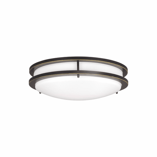 Sea Gull Mahone Medium LED Ceiling Flush Mount - Antique Bronze - 7650893S-71