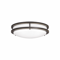 Sea Gull Mahone Medium LED Ceiling Flush Mount - Antique Bronze - 7650893S-71