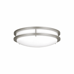 Sea Gull Mahone Medium LED Ceiling Flush Mount - Painted Brushed Nickel - 7650893S-753