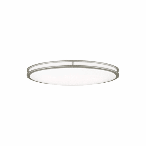 Sea Gull Mahone Oval LED Ceiling Flush Mount - Painted Brushed Nickel - 7950893S-753
