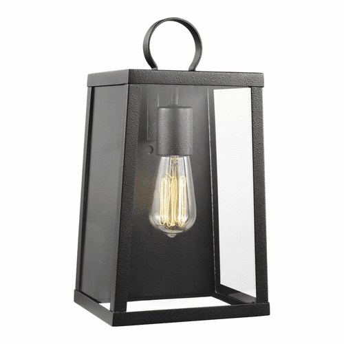 Sea Gull Marinus Medium 1-LT Outdoor Wall Lantern - Blacksmith - 8637101-839
