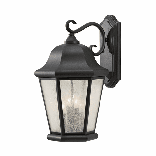 Sea Gull Martinsville Extra Large 4-LT Outdoor Wall Lantern - Black - OL5904BK