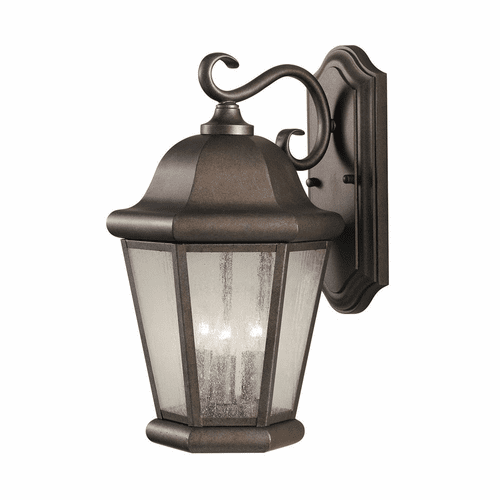 Sea Gull Martinsville Large 3-LT Outdoor Wall Lantern - Bronze - OL5902CB