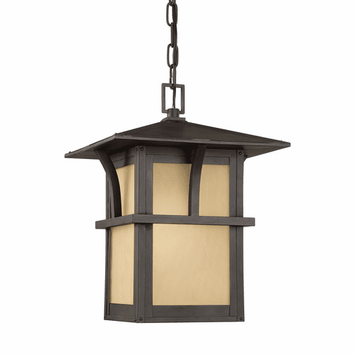 Sea Gull Medford Lakes 1-LT Outdoor Pendant - Statuary Bronze - 60880-51