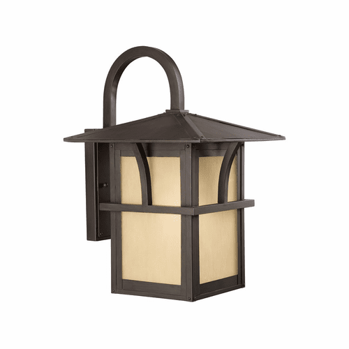 Sea Gull Medford Lakes 1-LT Outdoor Wall Lantern - Statuary Bronze - 88882-51
