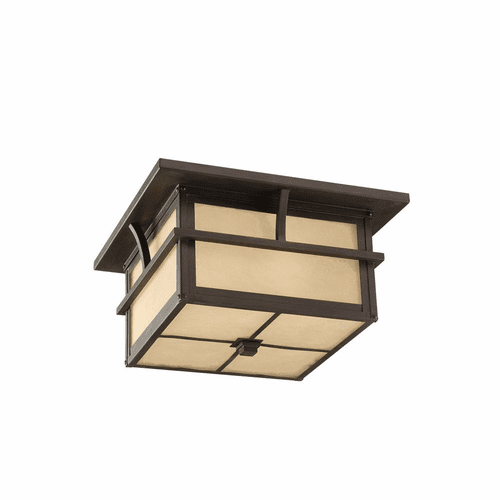 Sea Gull Medford Lakes 2-LT Outdoor Ceiling Flush Mount - Bronze - 78880EN3-51