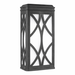 Sea Gull Melito Large 1-LT Outdoor Wall Lantern - Black - 8719601EN3-12 Sea Gull Melito Large 1-LT Outdoor Wall Lantern - Black - 8719601EN3-12