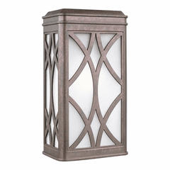 Sea Gull Melito Medium 1LT Outdoor Wall Lantern - Weathered Copper - 8619601EN3-44