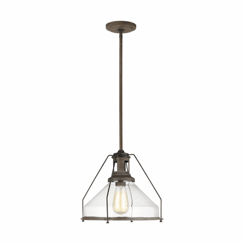 Sea Gull Meridan One Light Pendant - Weathered Iron - 6000601-819