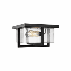 Sea Gull Mitte 2-LT Flush Mount - Midnight Black - 7541502-112