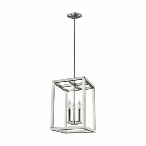 Sea Gull Moffet Street 3-LT Hall/Foyer Light - Brushed Nickel - 5134503-962