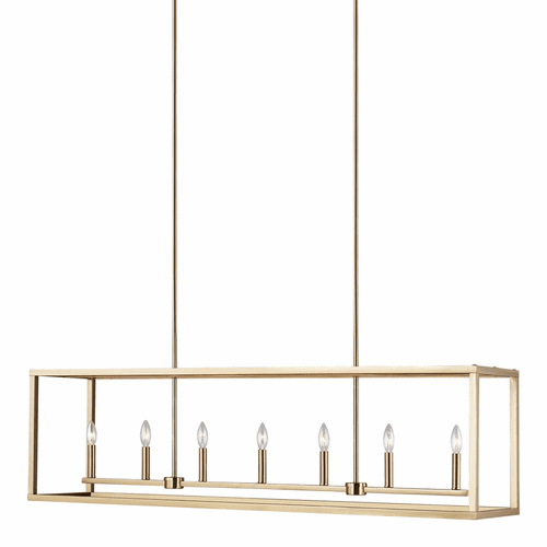 Sea Gull Moffet Street Long 7-LT Island Pendant - Bronze - 6634507-848