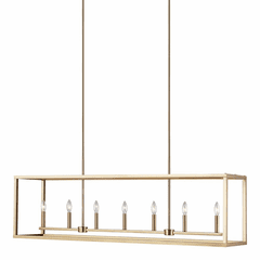 Sea Gull Moffet Street Long 7-LT Island Pendant - Bronze - 6634507-848