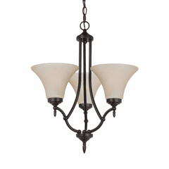 Sea Gull Montreal 3-LT Chandelier - Burnt Sienna - 31180EN3-710