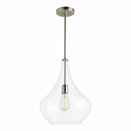 Sea Gull Mora One Light Pendant - Brushed Nickel - 6528201-962